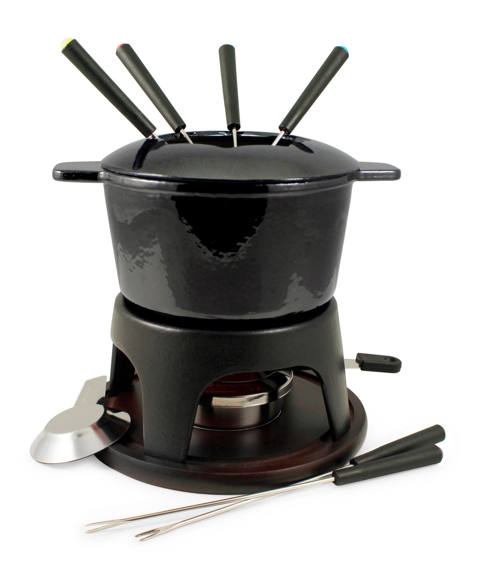 Sierra 12 Piece Cast Iron Fondue Set