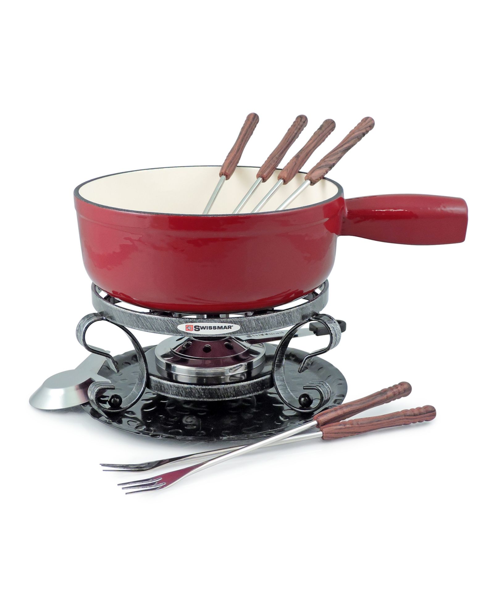 Набор для фондю SWISSMAR Lugano 9 Piece Cast Iron