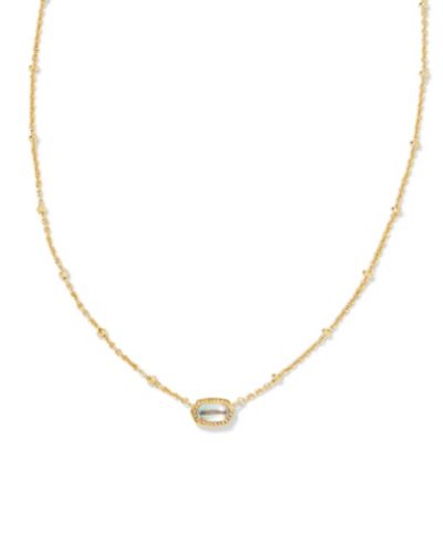 Kendra Scott Подвеска Pendant Necklace 14k Gold-Plated Turquoise Magnesite