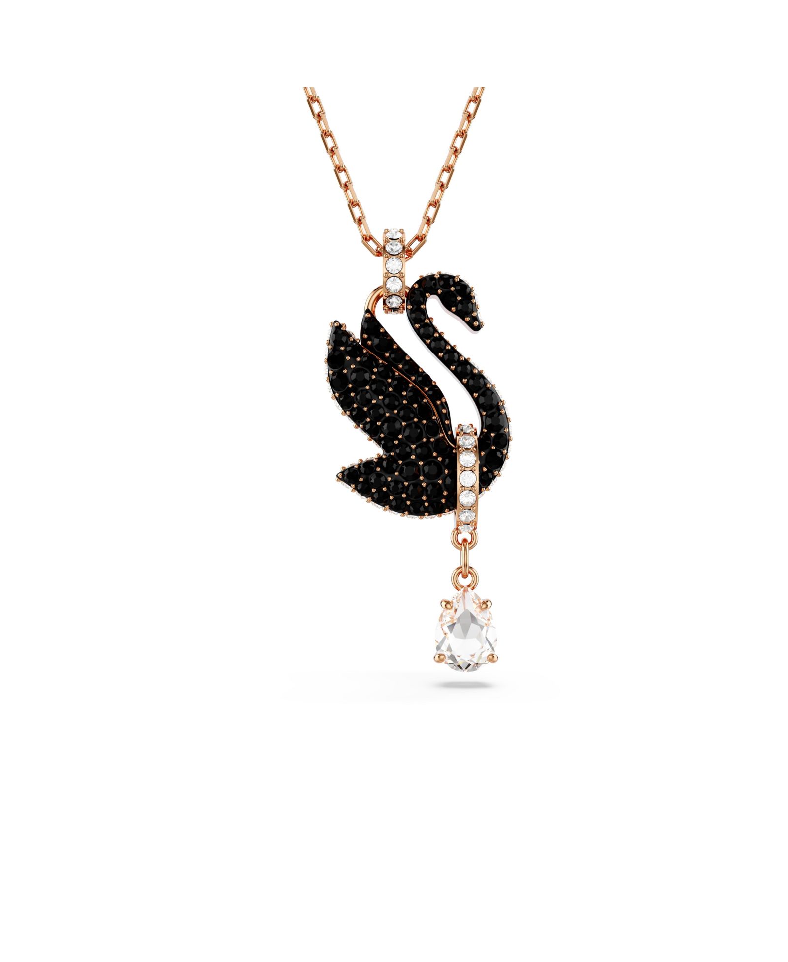 Подвеска-кулон Swarovski Swan в цвете Rose Gold