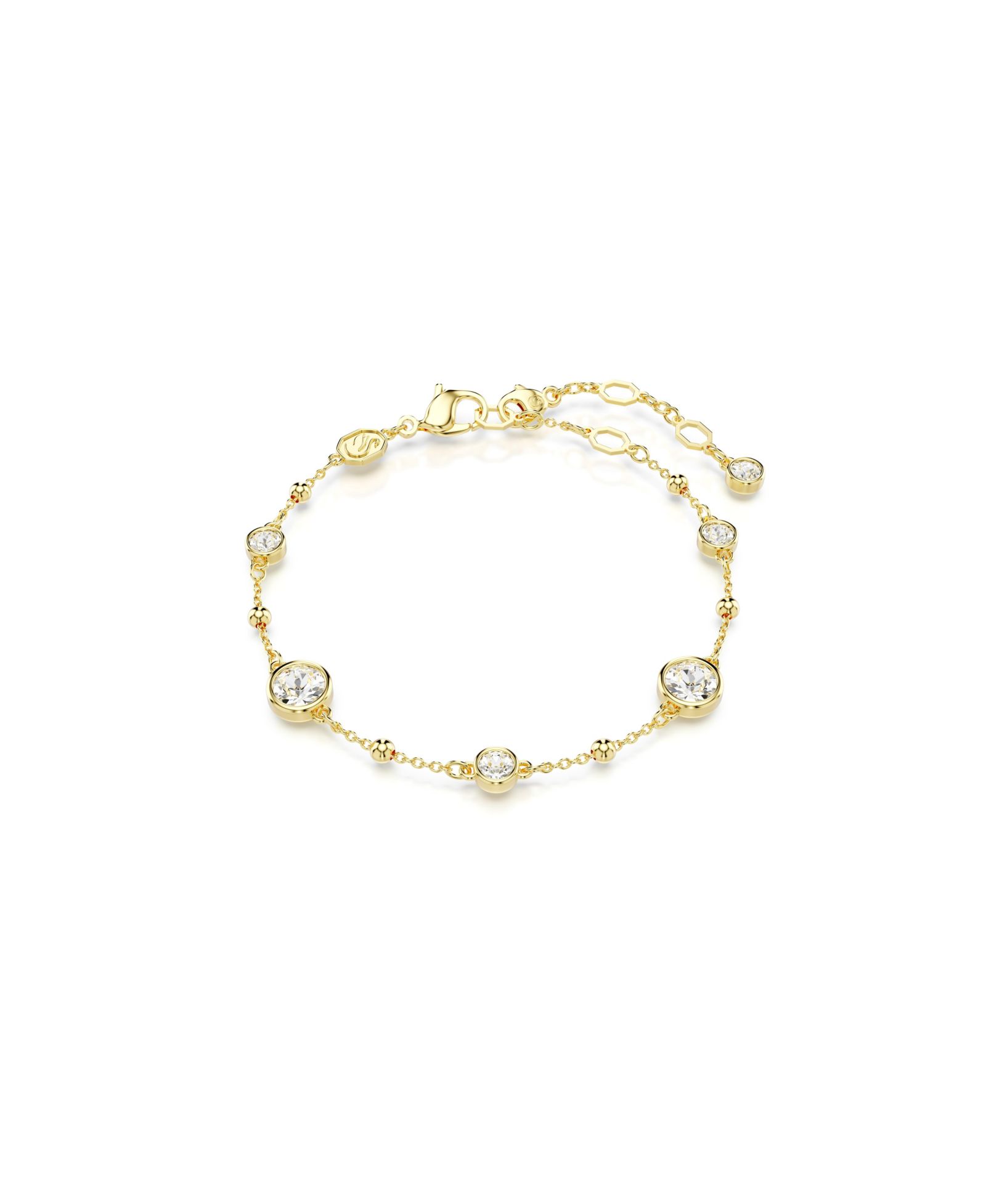 Браслет Swarovski Round Cut White Gold-Tone Imber