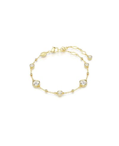 Браслет Swarovski Round Cut White Gold-Tone Imber