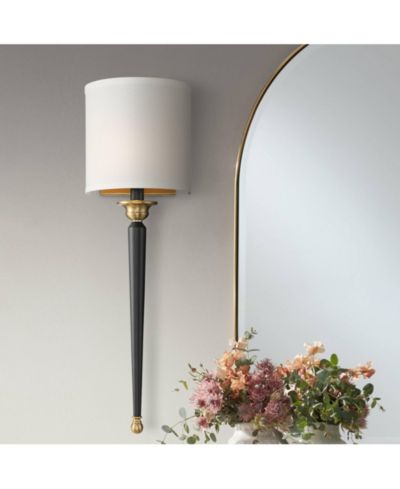 Современный настенный светильник Possini Euro Design с жестким подключением 7 1/2"