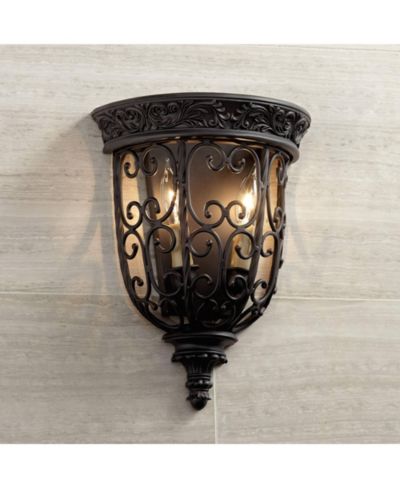 Настенный светильник Franklin Iron Works French Scroll Rustic, 10 1/2" Fixture