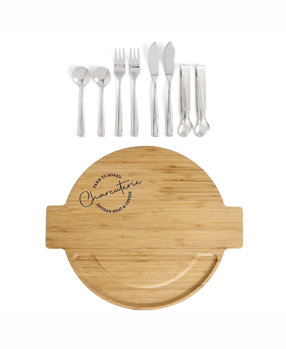 Сервировочный набор HIC Kitchen Maison Du Fromage из бамбука и стали