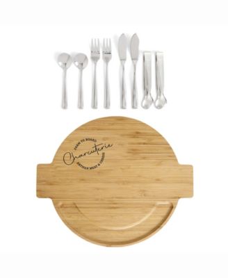 Сервировочный набор HIC Kitchen Maison Du Fromage из бамбука и стали