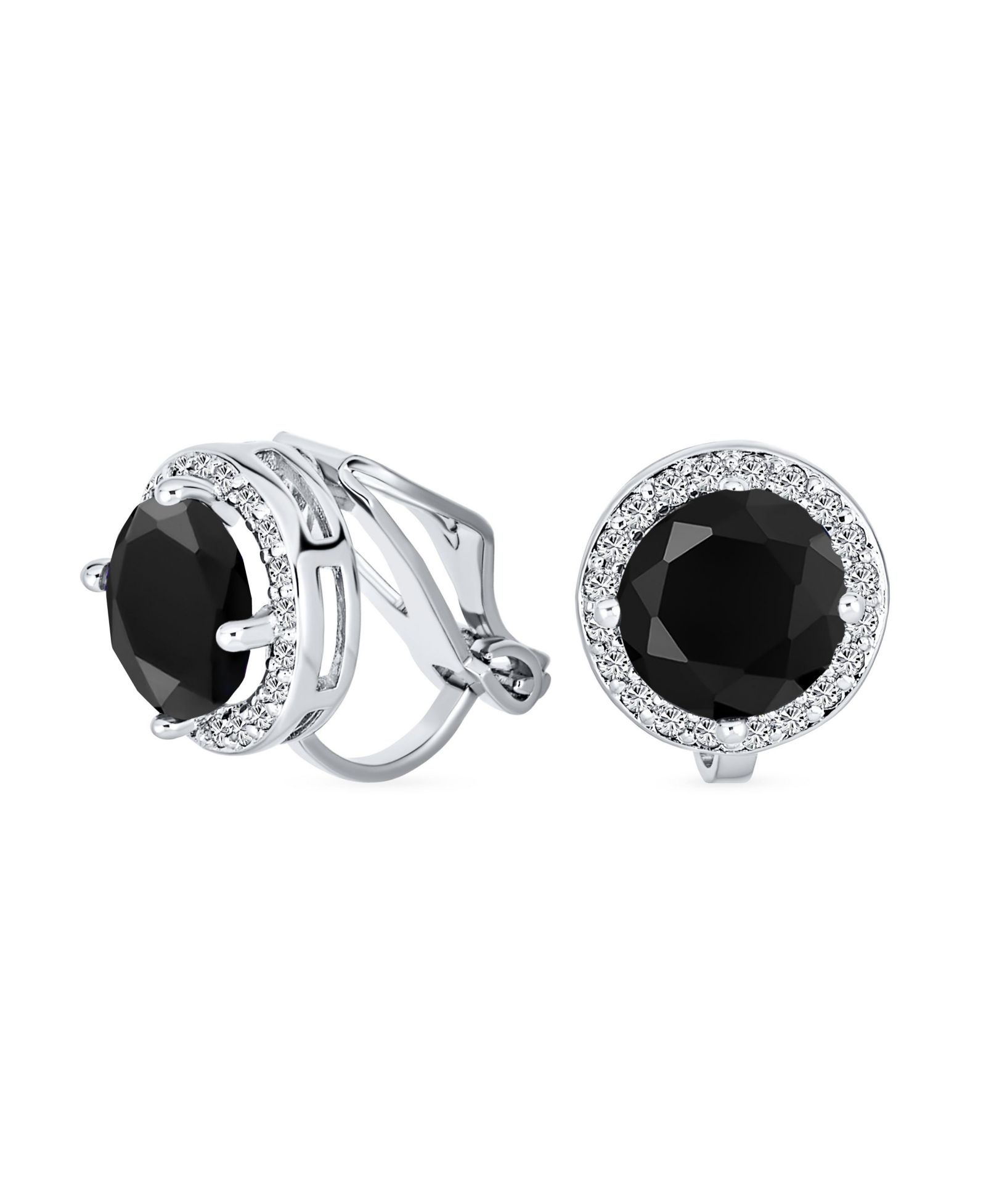 Bling Jewelry Классические серьги-гвоздики с CZ, 7MM