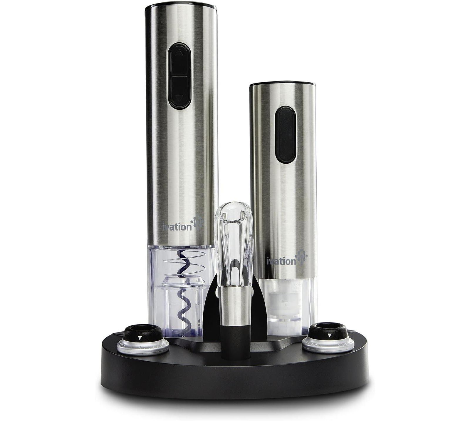 Ivation 7-Piece Wine Set, Electric Wine Opener, Wine Aerator & More!