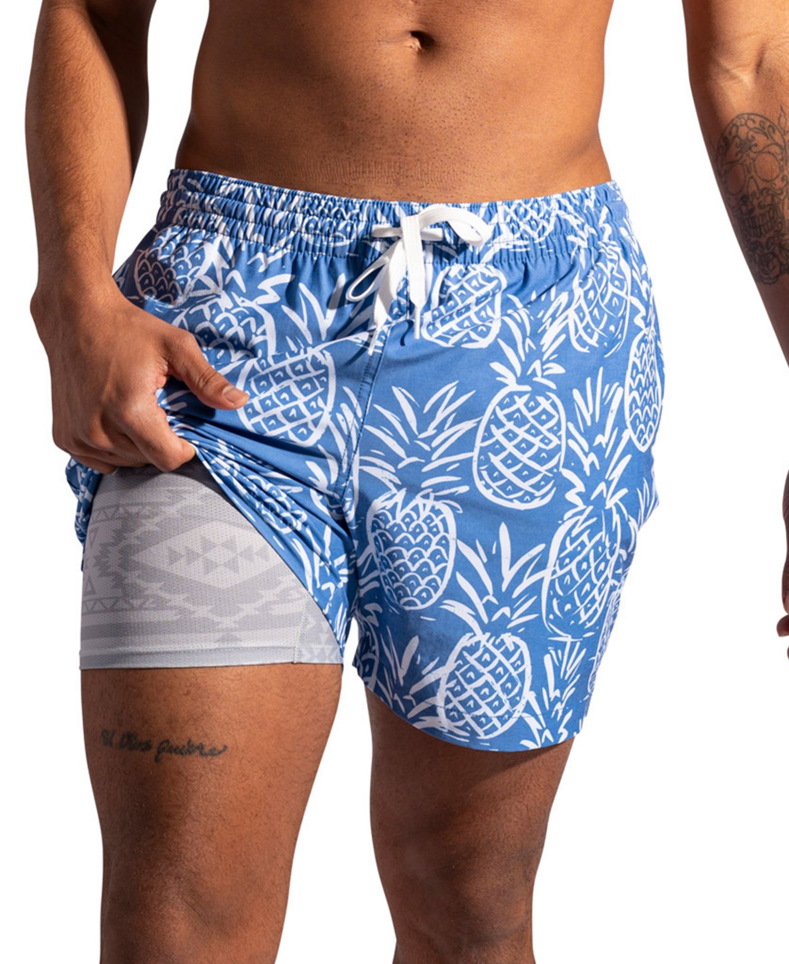 Мужские плавки-шорты Chubbies The Thigh-Naples Quick-Dry 5-1/2" с подкладкой
