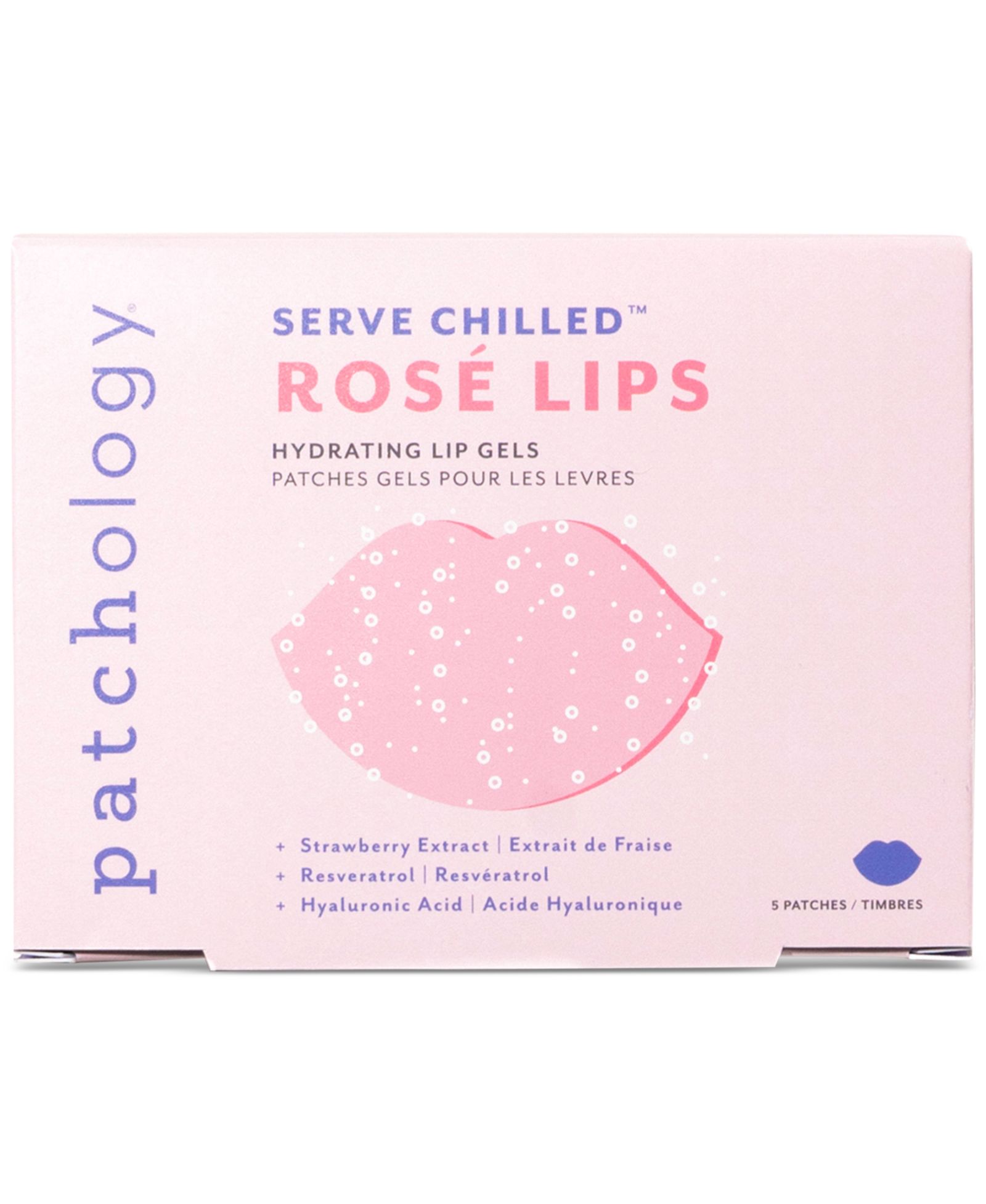 Patchology гель для губ Serve Chilled Rosé, упаковка 5 шт.