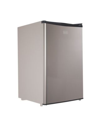 BLACK+DECKER 4.3 cu. ft. Freestanding Mini Fridge with Freezer, White