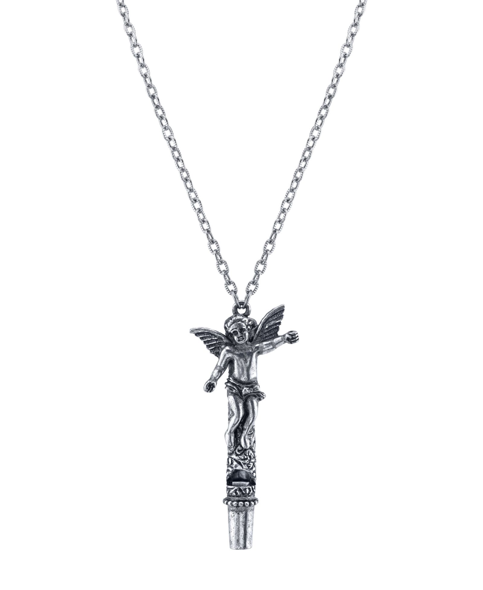 Ожерелье-кулон 2028 Pewter Angel Whistle в виде ангела