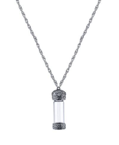 Ожерелье 2028 Crystal Silver-Tone Glass Vial