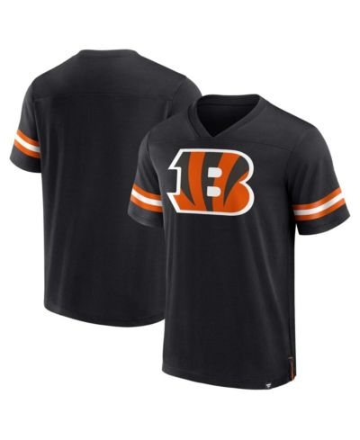 Мужская футболка Fanatics Cincinnati Bengals Jersey Tackle V-Neck, черная