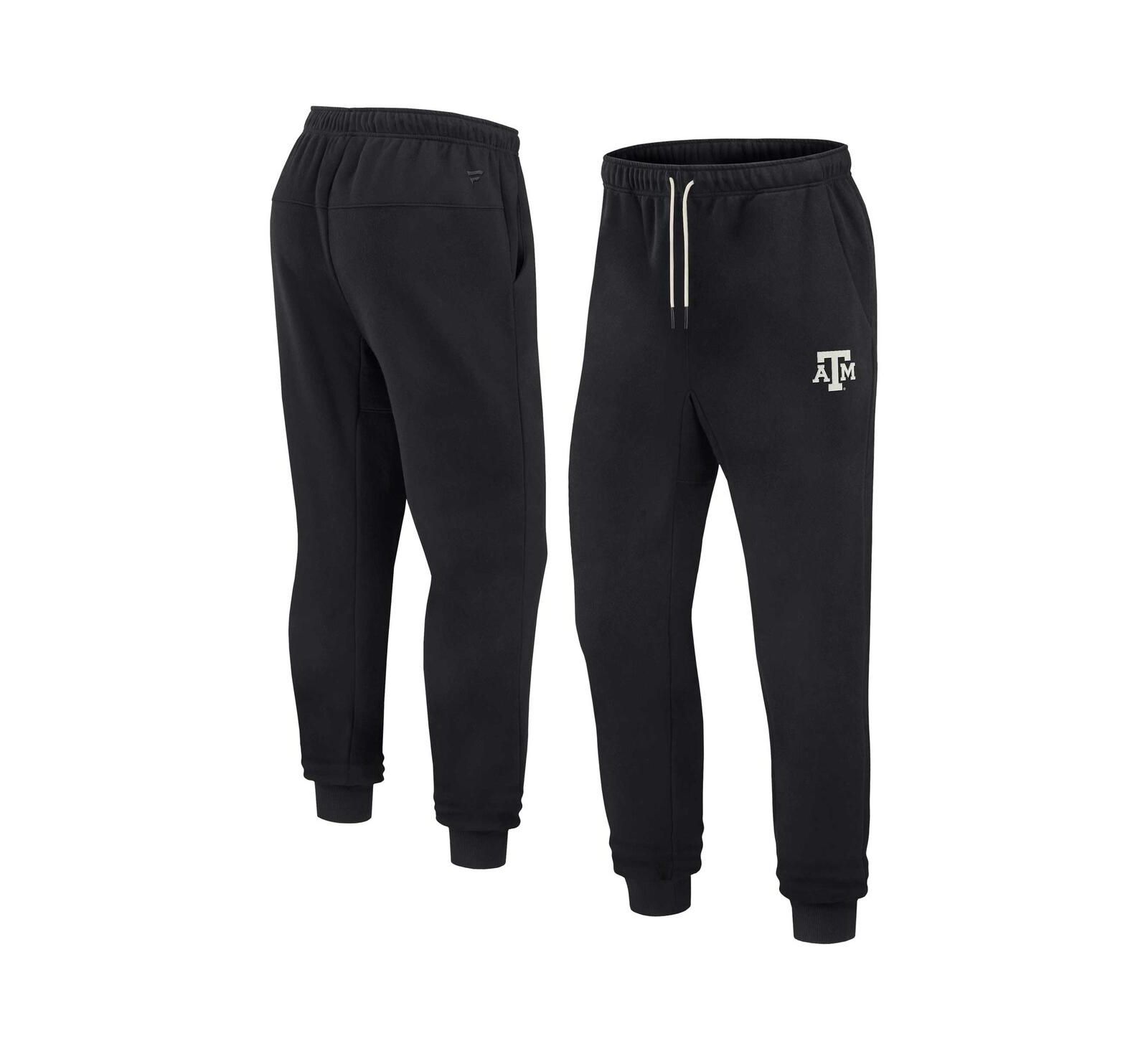 Мужские и женские джоггеры Fanatics Signature Black Texas A&M Aggies Super Soft Fleece