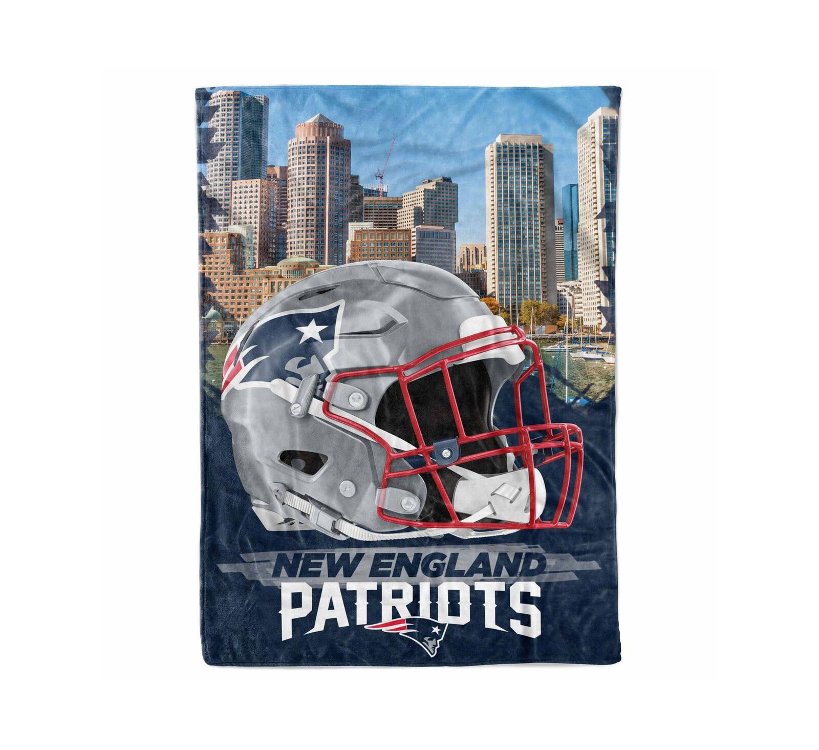 Плед New England Patriots 66" x 90" City Sketch