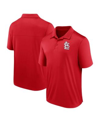 Men's Fanatics Red St. Louis Cardinals Logo Polo Shirt