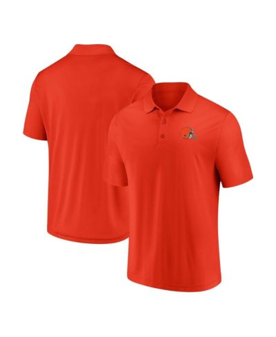 Men's Fanatics Orange Cleveland Browns Component Polo Shirt