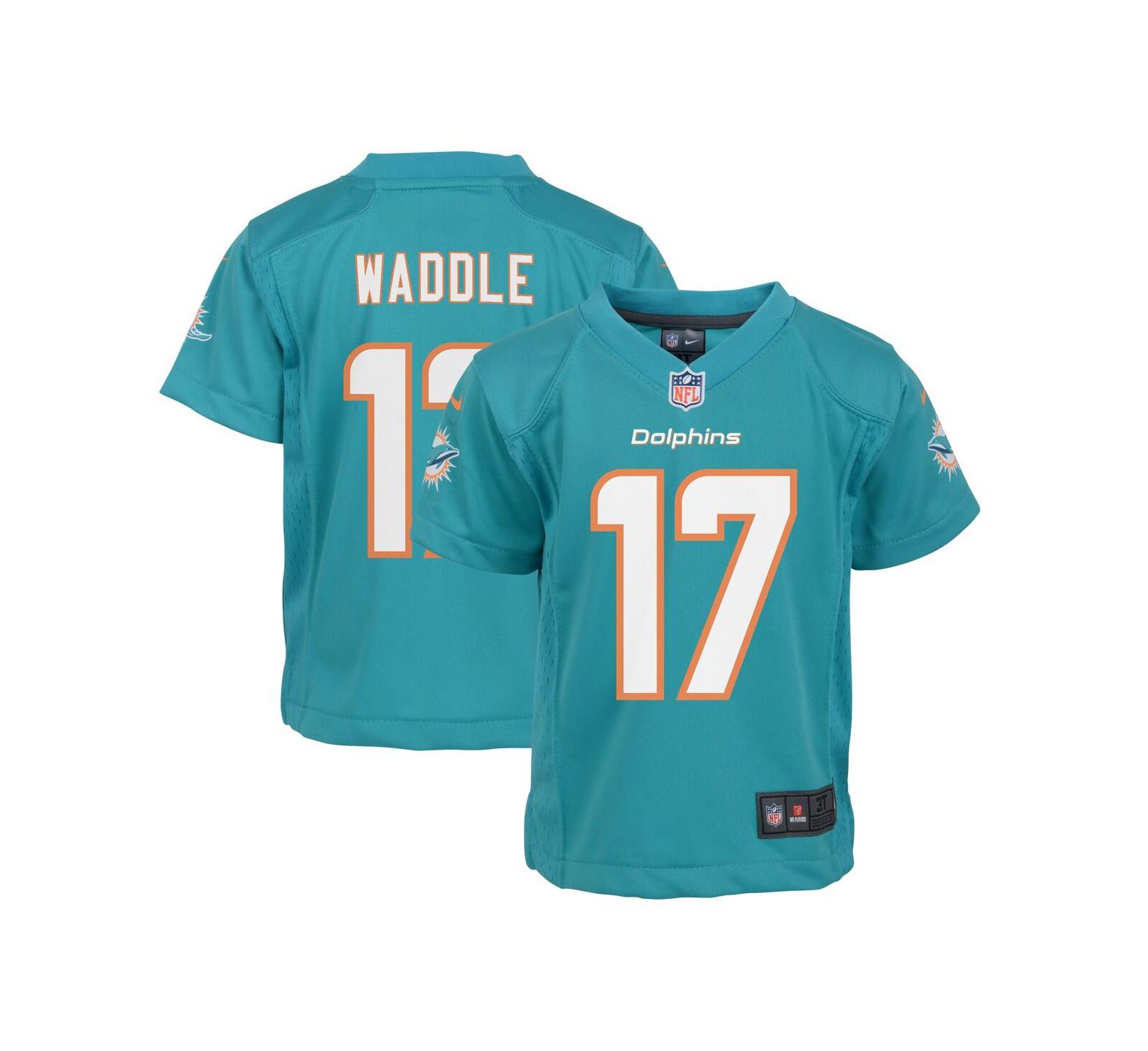 Nike Детская джерси Miami Dolphins Jaylen Waddle Aqua