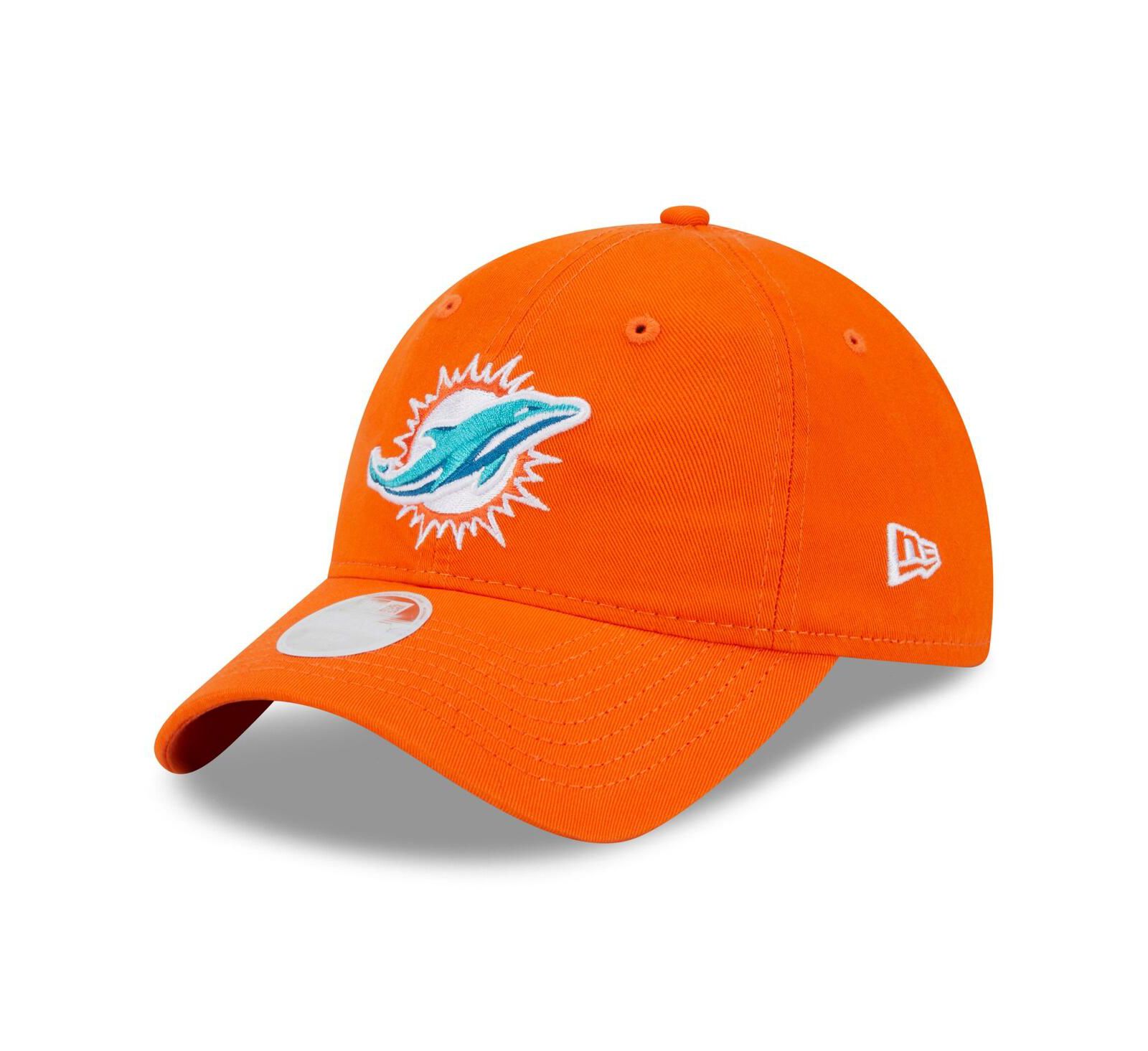 Women's New Era Orange Miami Dolphins Main Core Classic 2.0 9TWENTY Adjustable Hat