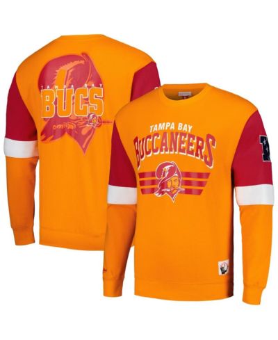 Мужская толстовка Mitchell & Ness Tampa Bay Buccaneers Gridiron Classics Allover 3.0 Pullover