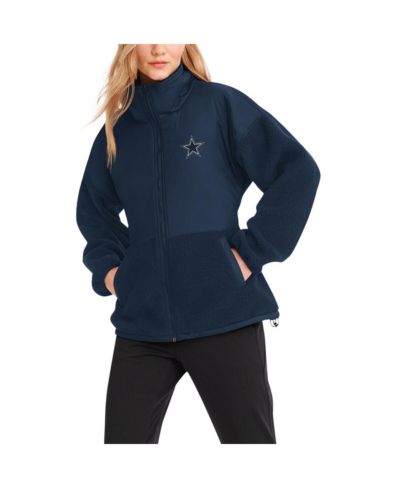 Женская куртка DKNY Sport Navy Dallas Cowboys Drew Sherpa Full-Zip