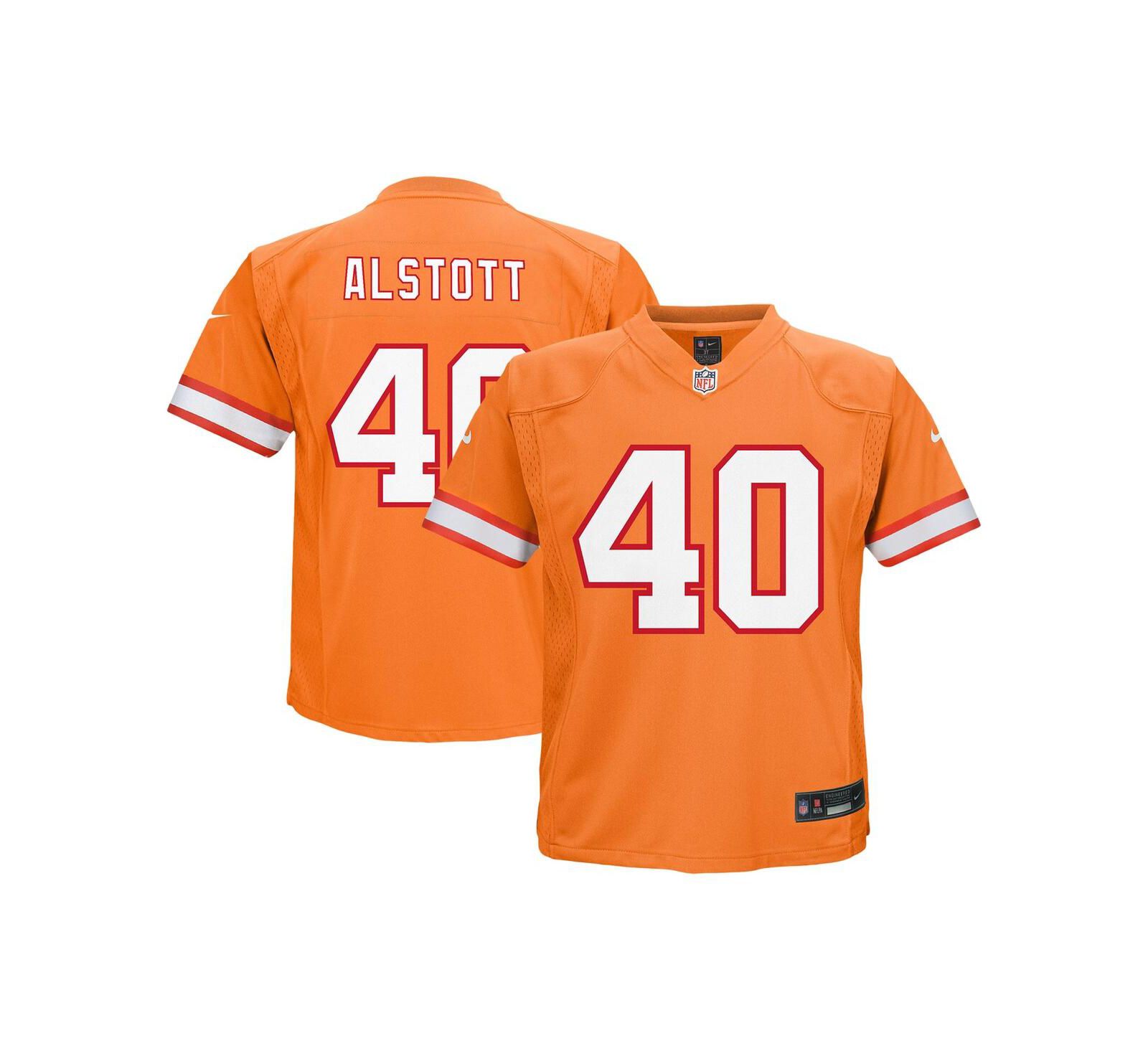 Детская джерси Nike Mike Alstott Orange Tampa Bay Buccaneers Retired Player Game