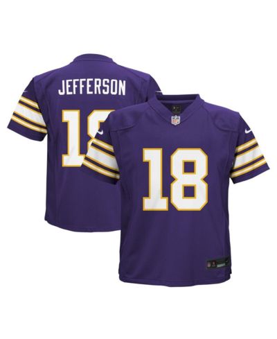Детская игровая джерси Nike Infant Boys and Girls Justin Jefferson Minnesota Vikings Alternate Game Jersey