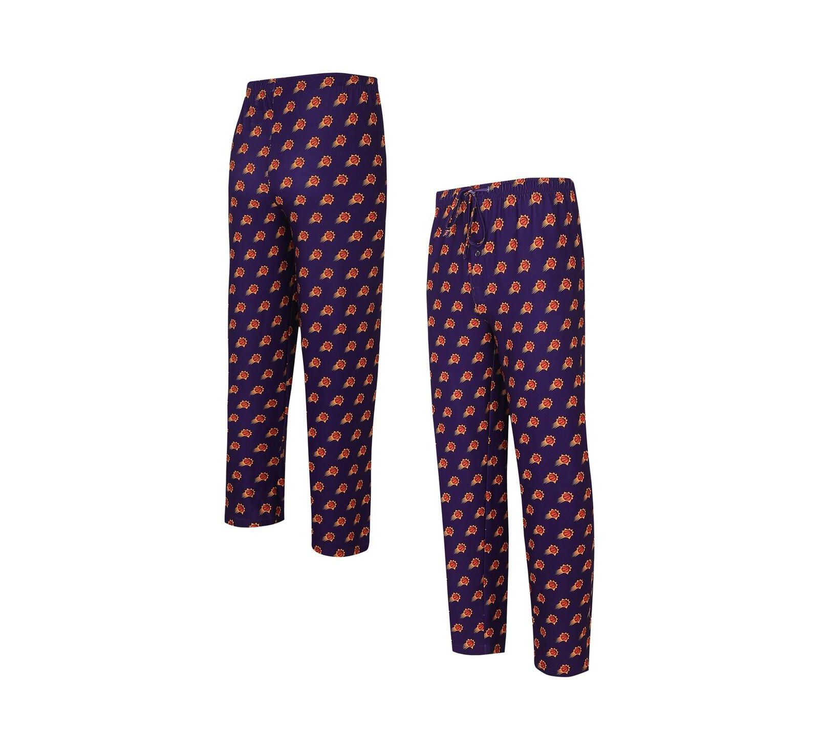 Men's Concepts Sport Purple Phoenix Suns Allover Logo Print Gauge Sleep Pants