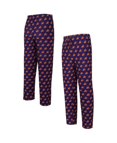 Men's Concepts Sport Purple Phoenix Suns Allover Logo Print Gauge Sleep Pants