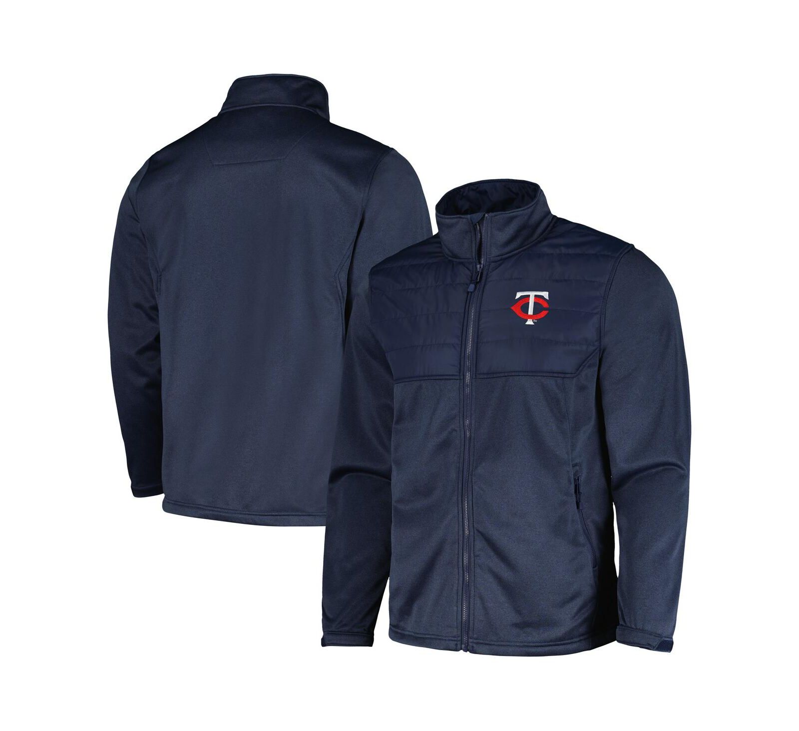 Мужская куртка Dunbrooke Heather Navy Minnesota Twins Explorer с полной молнией