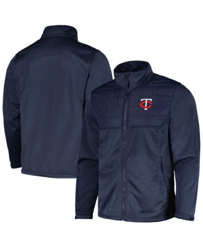 Мужская куртка Dunbrooke Heather Navy Minnesota Twins Explorer с полной молнией