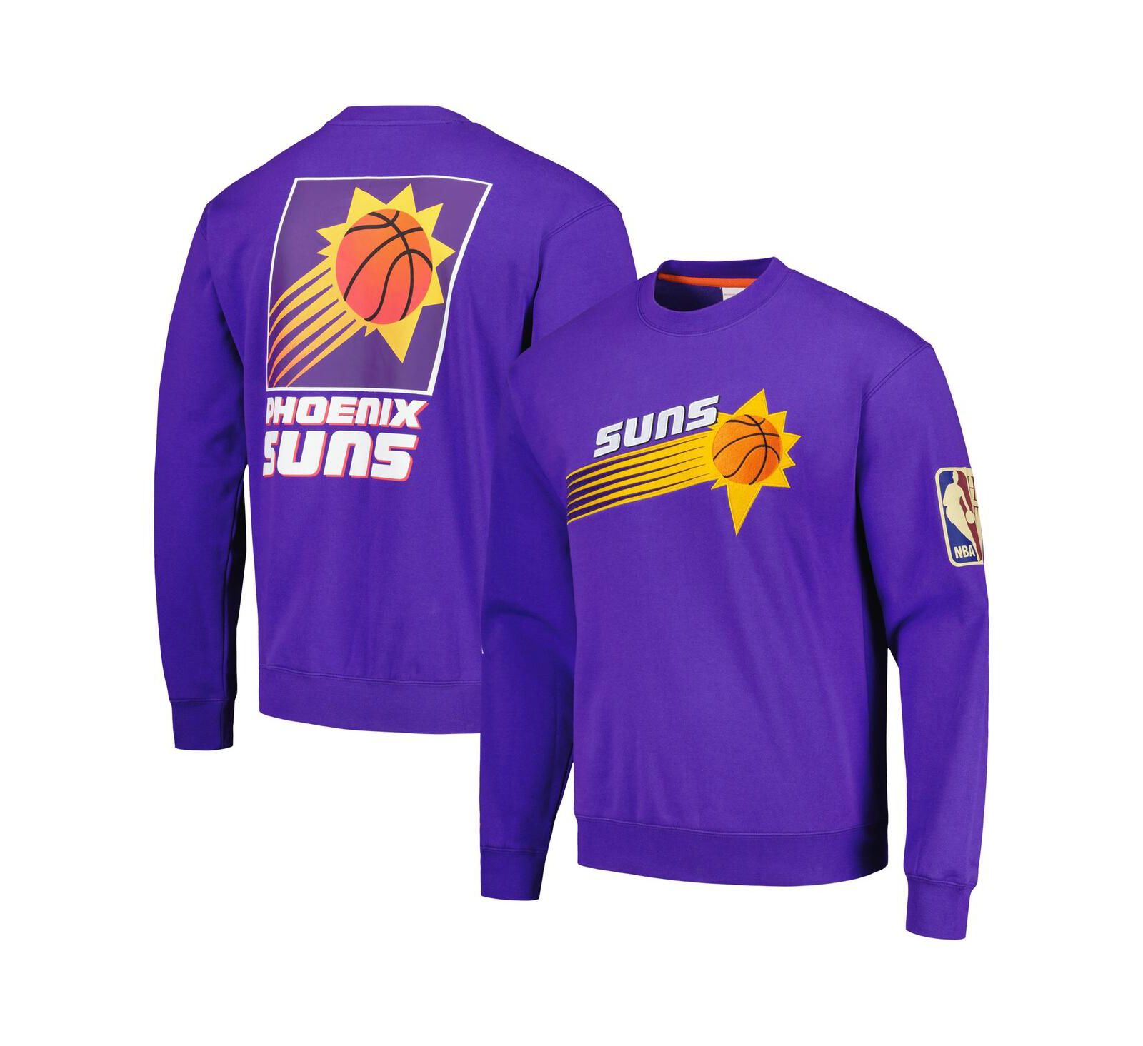 Мужская толстовка Mitchell & Ness Purple Phoenix Suns Hardwood Classics There and Back Pullover