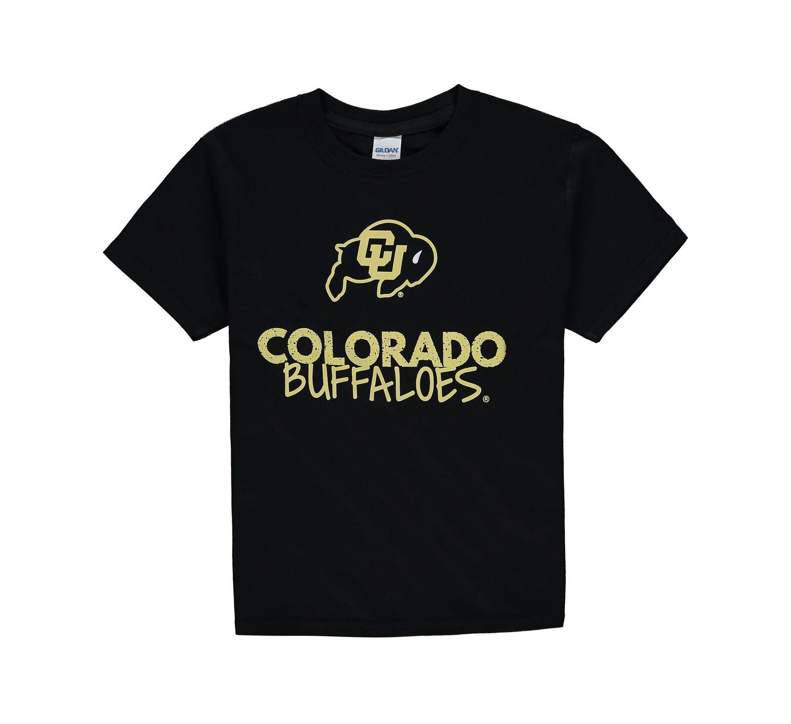 Футболка Big Boys Black Colorado Buffaloes Crew Neck