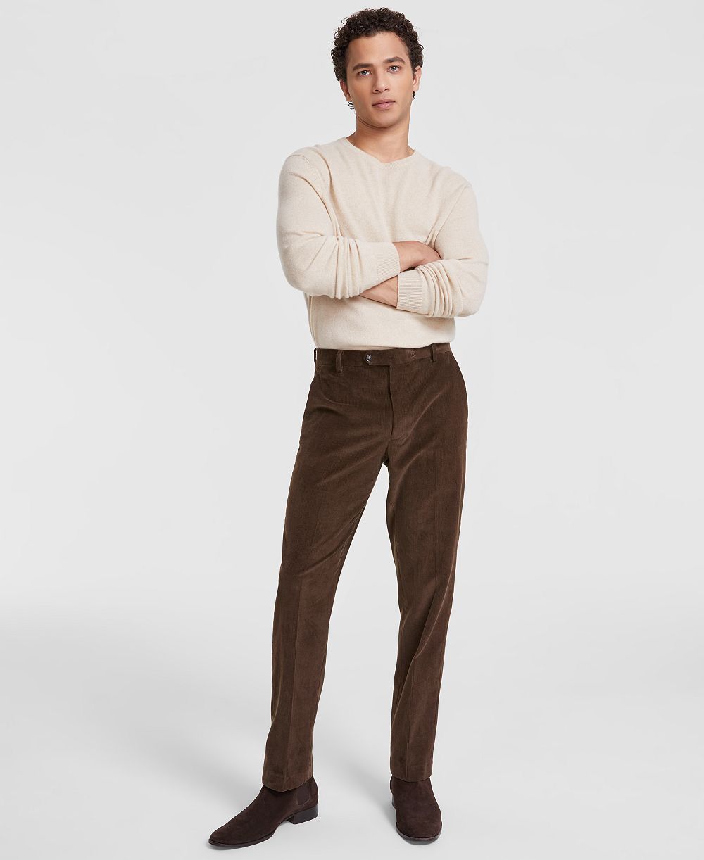 Tommy Hilfiger Мужские брюки из вельвета Modern-Fit