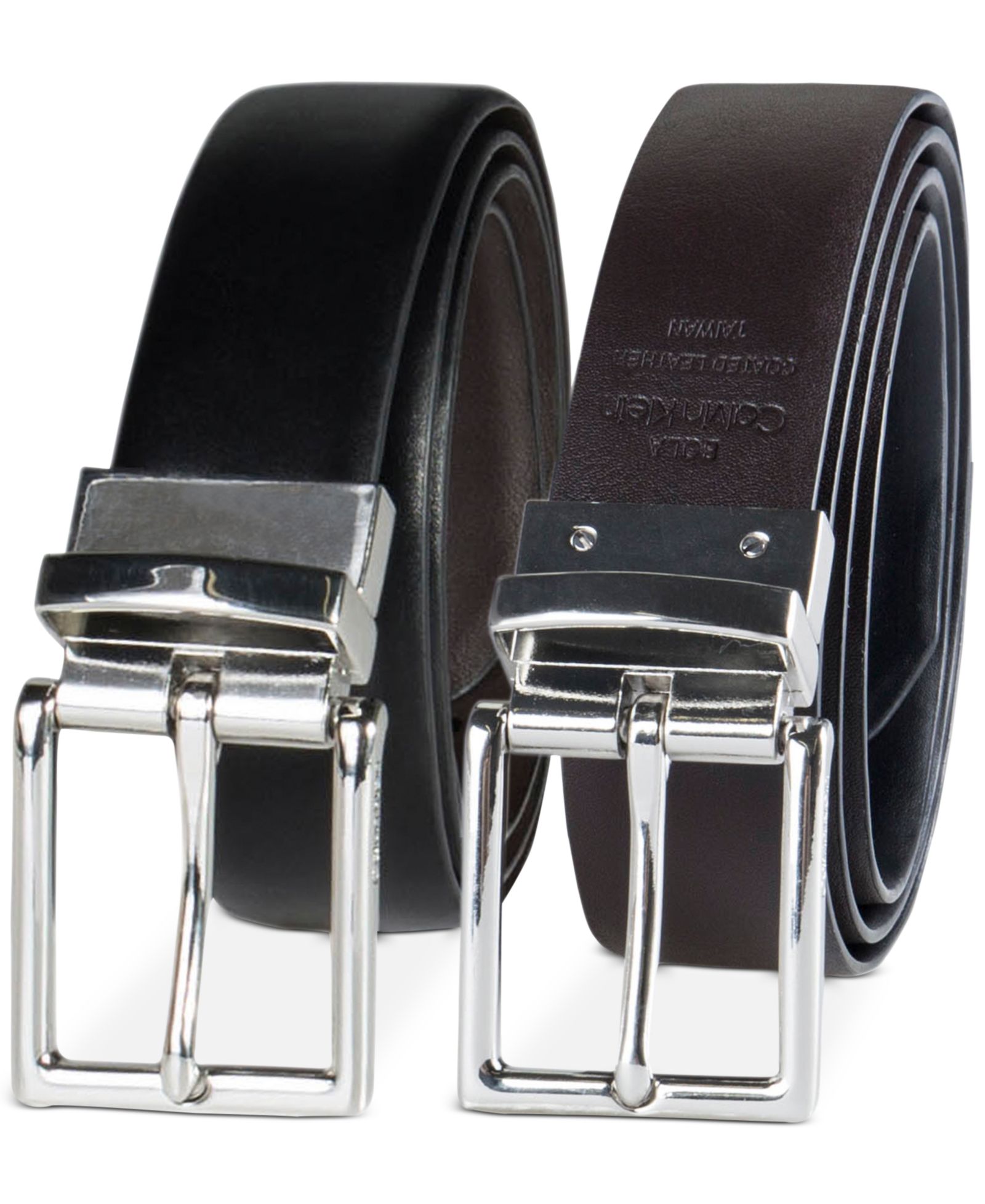 Женский кожаный ремень Calvin Klein Reversible
