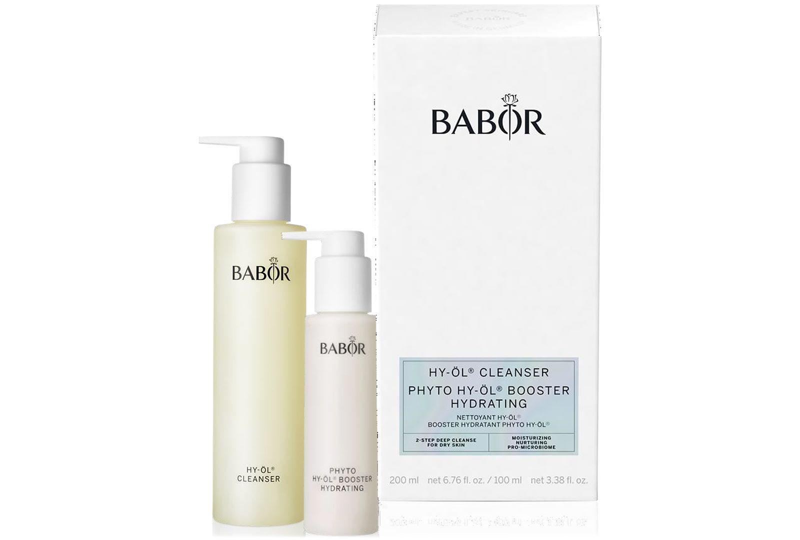 Набор очищающих средств BABOR 2 шт. HY-ÖL Cleanser & Phyto HY-ÖL Booster Hydrating