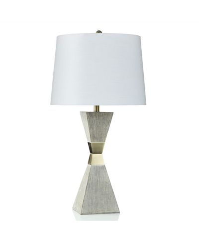 Настольная лампа Morris Geometric 32.25" с бронзовыми акцентами
