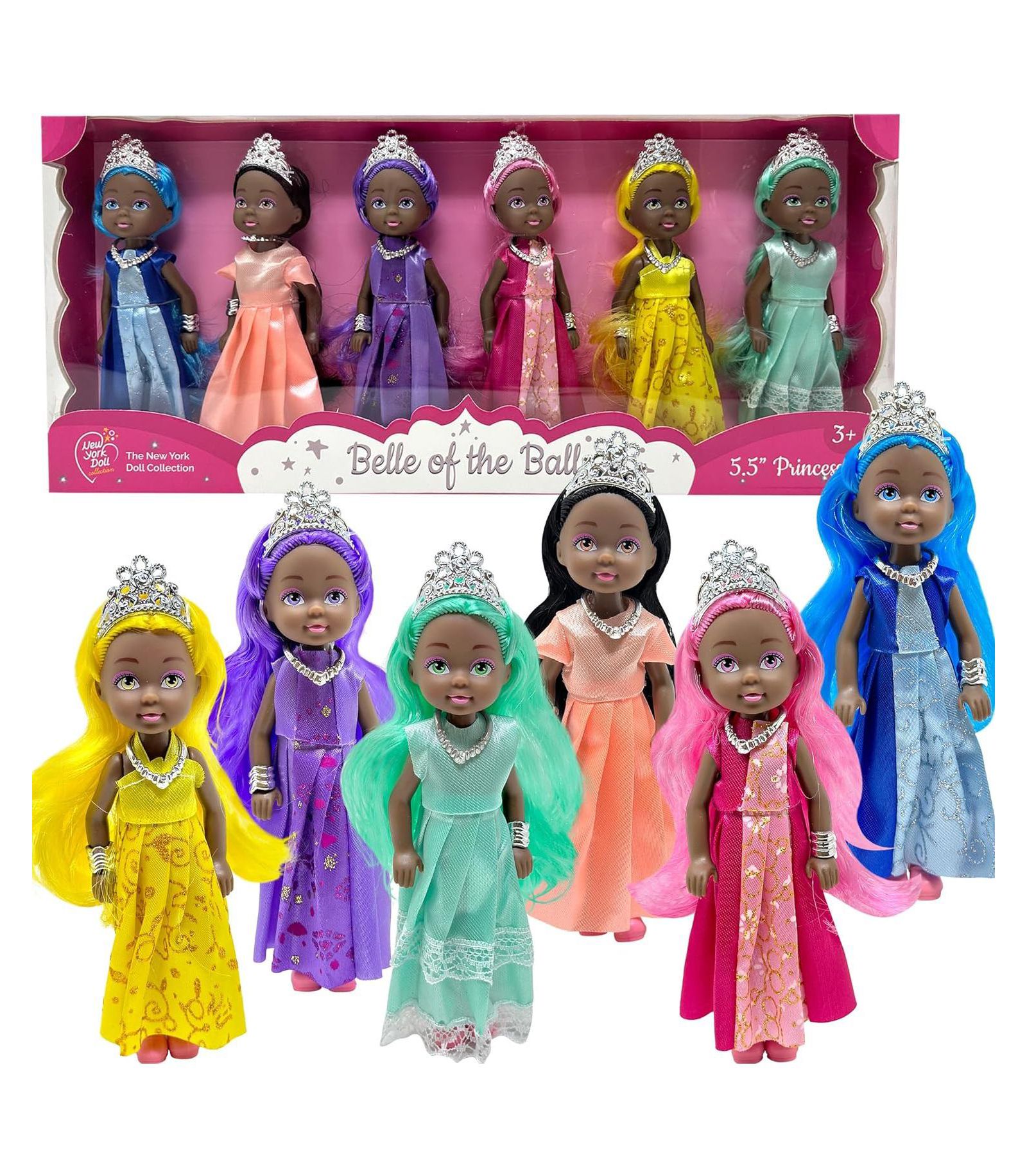Кукольный набор The New York Doll Collection, принцессы 5.5 дюймов