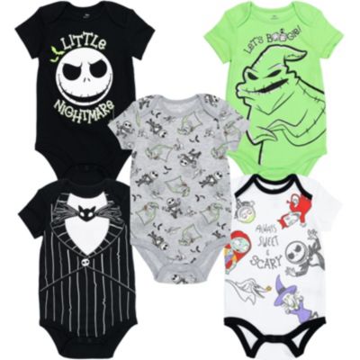 Nightmare Before Christmas Baby Girls 5 Pack Bodysuits