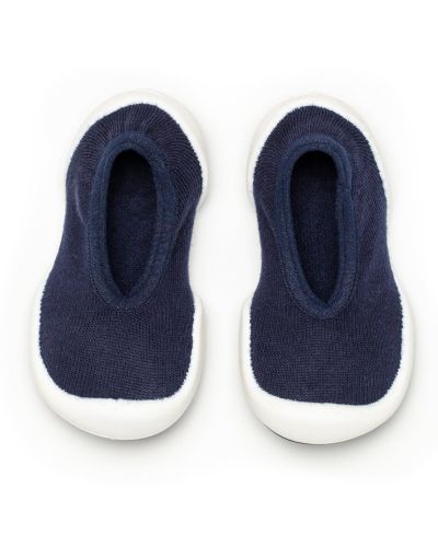 Komuello Infant Boy Girl First Walk Sock Shoes Flat Navy