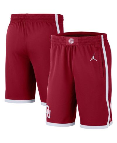 Jordan Мужские баскетбольные шорты с репликой команды Oklahoma Sooners
