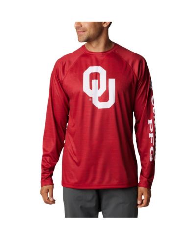 Мужская футболка Columbia Oklahoma Sooners Long Sleeve