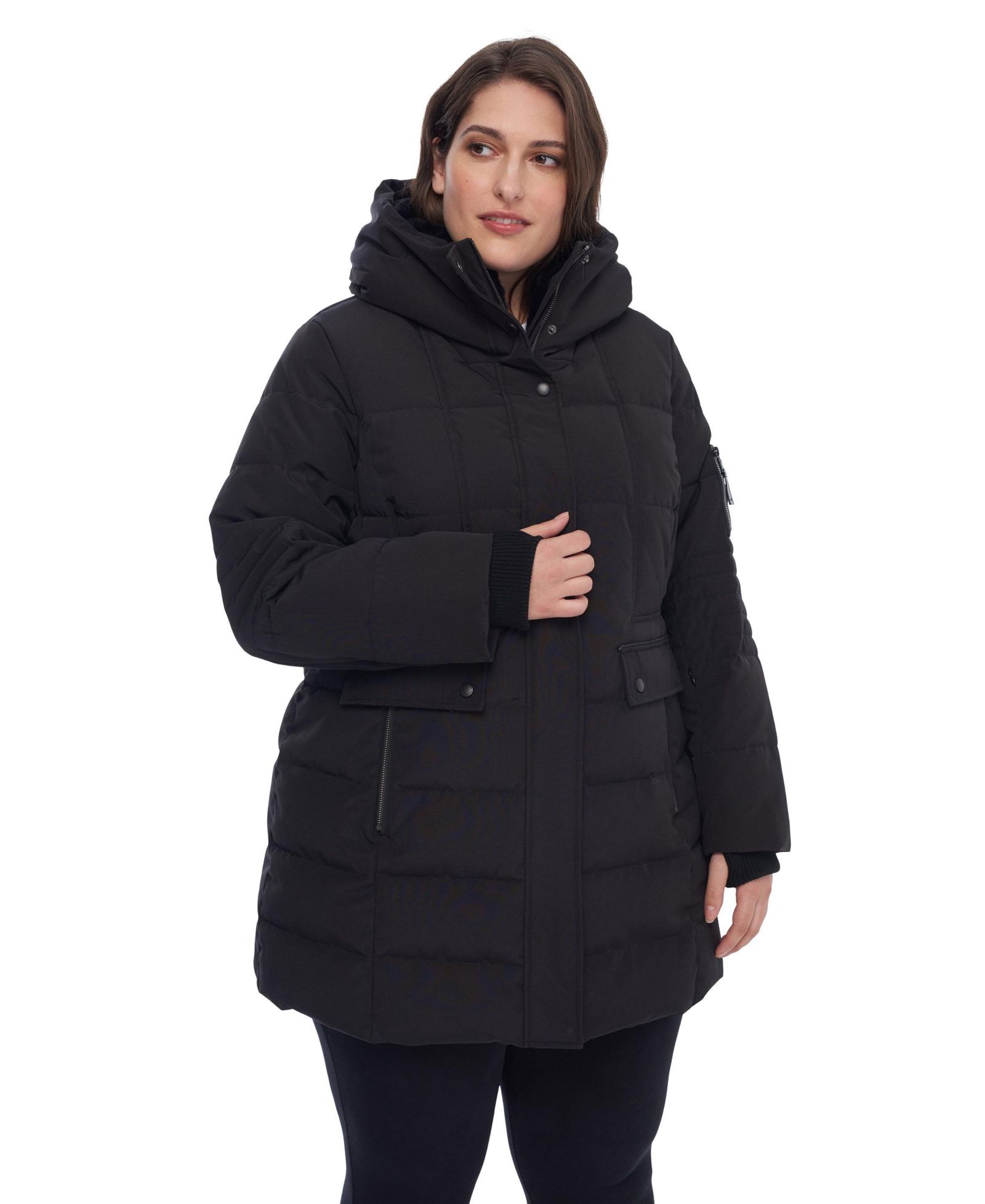 Парка Alpine North Plus Size Kootney Mid-Length