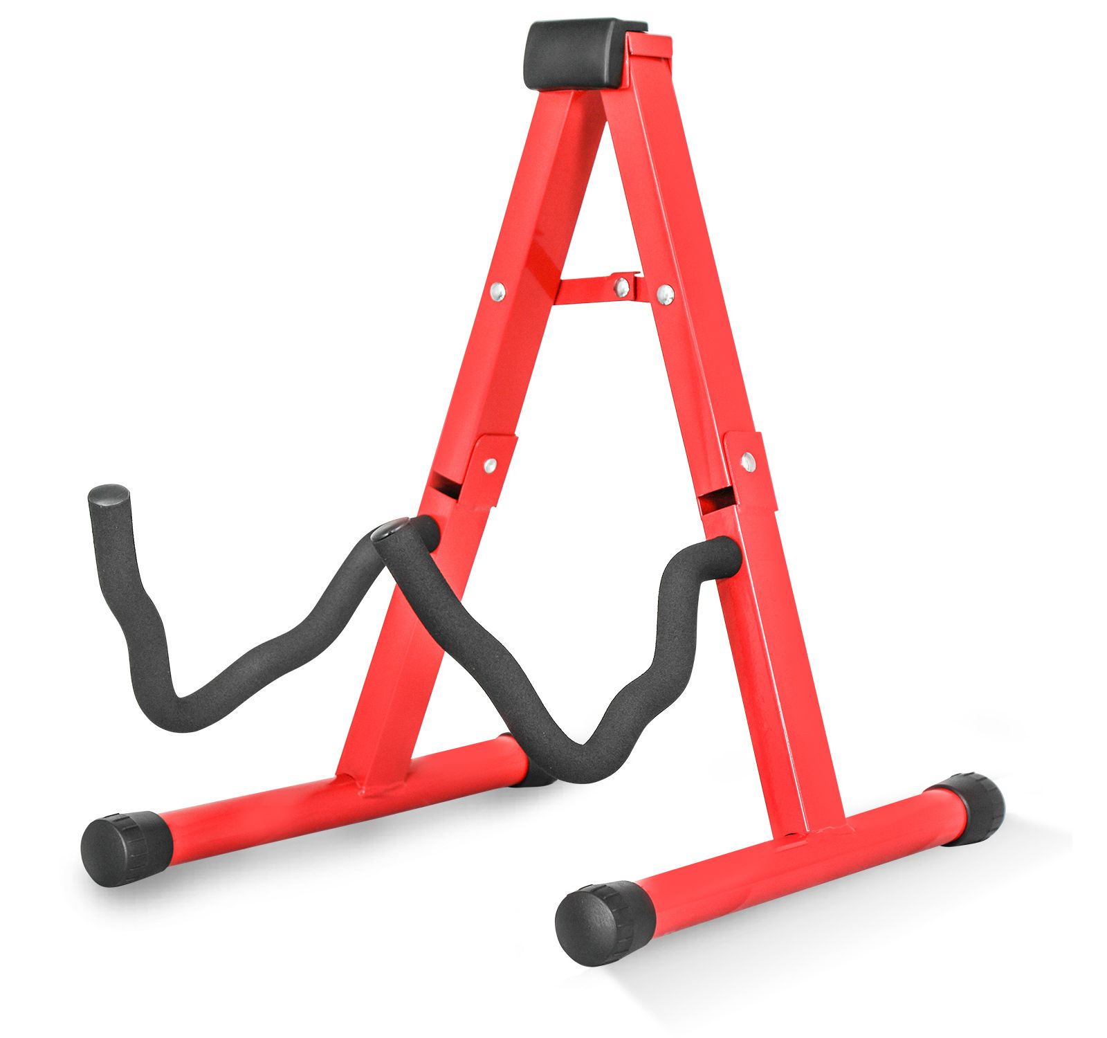 5 Core Double Guitar Stand Floor Adjustable Heavy Duty A Frame Folding Acoustic Electric Bass Mandolin Banjo Violin Holder Stands