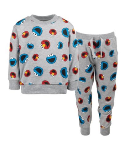 Sesame Street Детский комплект из свитшота и брюк из футера
