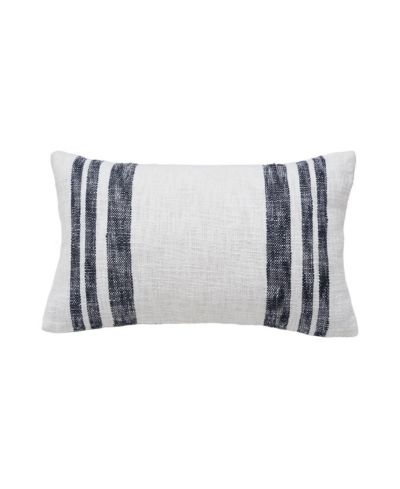 Декоративная подушка accent carol & frank Morgan Onyx Woven Striped Chambray
