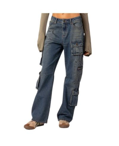 Женские джинсы Baggy boyfriend cargo
