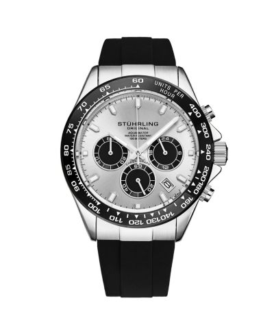 Мужские кварцевые часы Stuhrling Aquamaster 4042 Chronograph 42mm