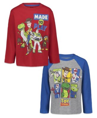 Детские футболки Toy Story 2-Piece Long Sleeve, размеры 2T-12
